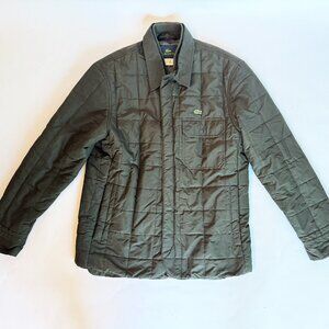 Lacoste Quilted Lightweight Puffer Jacket in Dark Gray